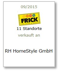 Frick für Wand und Boden Fachmärkte GmbH & Co.KG